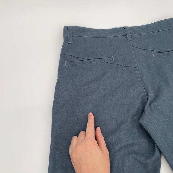 Volcom Chino Shorts 28 Mens Gray Blue Casual True To This Pockets Skateboarding - Picture 9 of 9